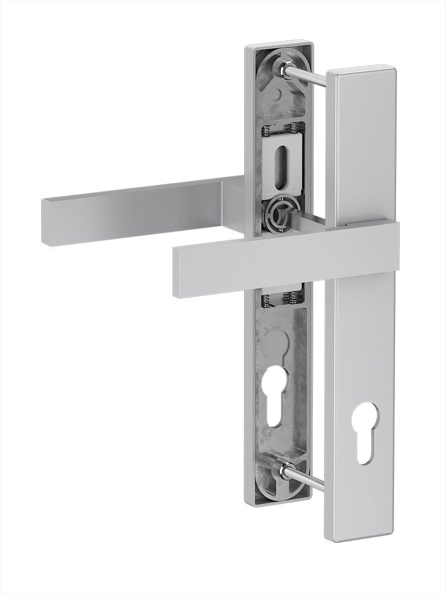 Dublin deurklink kleur zilver variant 2 | ProfKozijnen