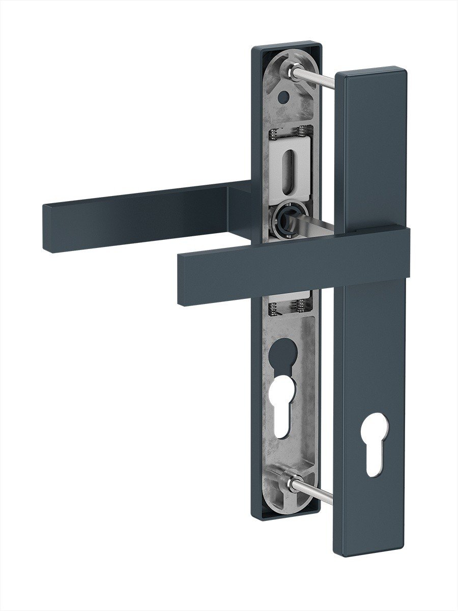 Dublin deurklink kleur antraciet variant 2 | ProfKozijnen